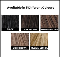 Toppik Hair Fibre colours from hairlossireland.ie